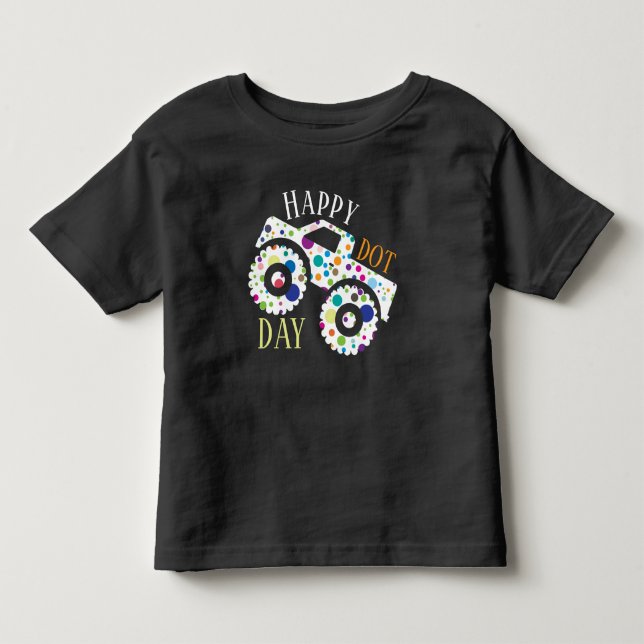 Monster Truck glad Dot Day specialdesign T Shirt (Framsida)