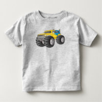 Monster Truck Gul Blå