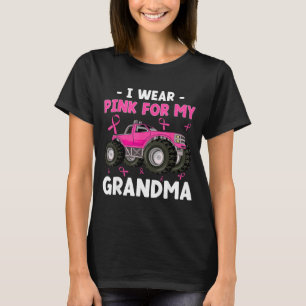 Monster Truck jag bär nk bröstcancer medvetenhet T Shirt