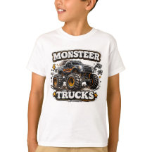 Monster Truck Kraft Barn T-Shirt