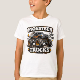 Monster Truck Kraft Barn T-Shirt