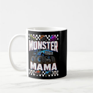 Monster Truck Mama Family Matching Monster Trucks Kaffemugg
