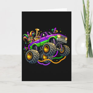 Monster Truck Mardi Gras-kostym tonåringar pojkar Kort