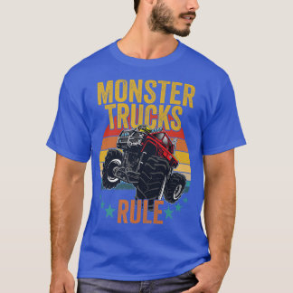 Monster Truck Monster Trucks Rule  T Shirt