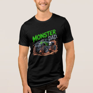 Monster Truck Pappa Design, Familj Matchande T-Shi T Shirt