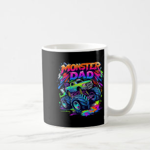 Monster Truck Pappa Familj Matchande Monster Truck Kaffemugg
