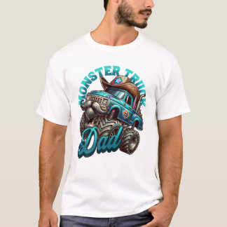 Monster Truck Pappa Fars Dag T Shirt