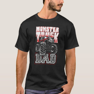 Monster Truck Pappa i Rött T Shirt