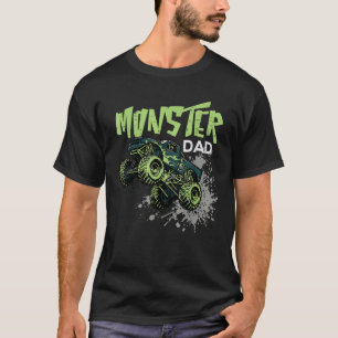 Monster Truck Pappa Off Road Racing Familj Matchan T Shirt