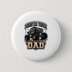 Monster Truck Pappa Vintage Vector T-Shirt Design_ Knapp