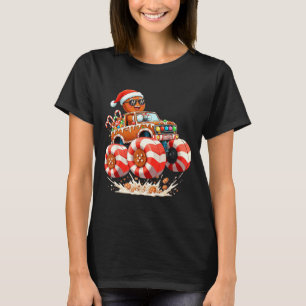 Monster Truck Pepparkaksgubbe Jul T Shirt