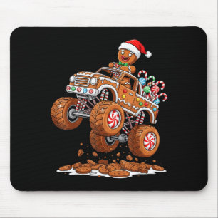 Monster Truck Pepparkaksgubbe Roligt Jul Bak Musmatta