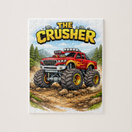 Monster Truck Pussel för Barn