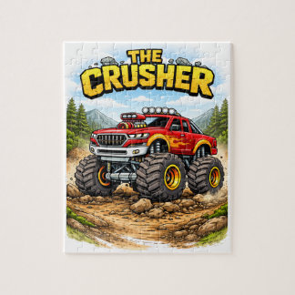 Monster Truck Pussel för Barn