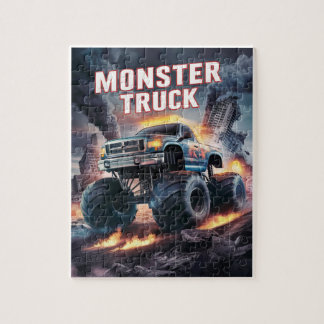Monster Truck Pussel för Barn