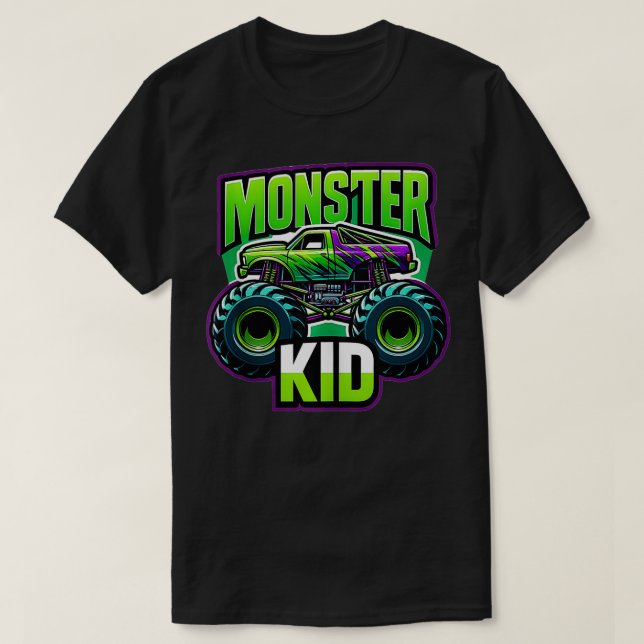 Monster Truck Race Racer Driver Racing Motorsport T Shirt (Design framsida)