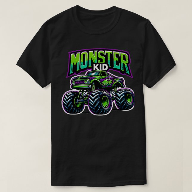 Monster Truck Race Racer Driver Racing Motorsport T Shirt (Design framsida)