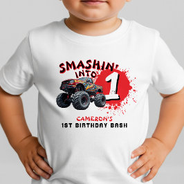 Monster Truck Smash 1-årsfirande T Shirt