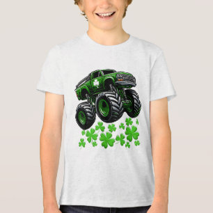 Monster Truck St Patricks Day Irländska Lucky T Shirt