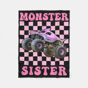 Monster Truck Syster Monster Truck Är Min Jam Last Fleecefilt