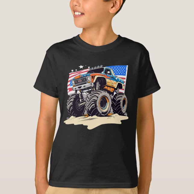Monster Truck T-shirt (Framsida)