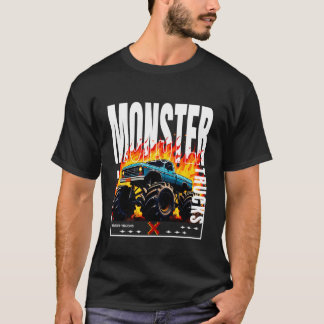 Monster Trucker Cool Monster Truck for Toddlers Yo T Shirt