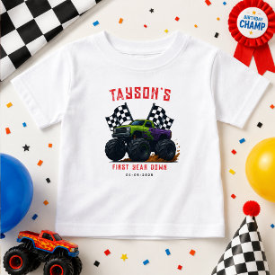 Monster Trucks 1-års födelsedagsfest T Shirt