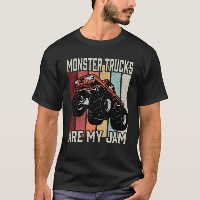 Monster Trucks Are My Jam  1 T Shirt (Framsida)