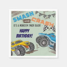 Monster Trucks Pojkfödelsedagsfest
