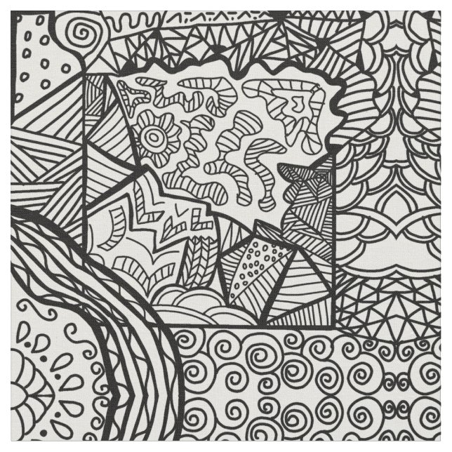 Mönster Tyg (Närbild)