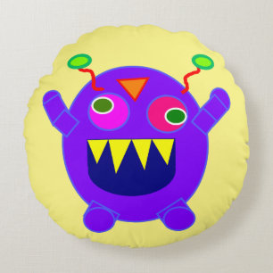 MONSTER UGLY DOLL FUNNY PILLOW RUND KUDDE