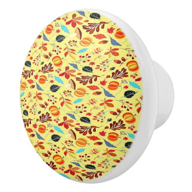 Mönster under hösten på gulten knopp (Höger)