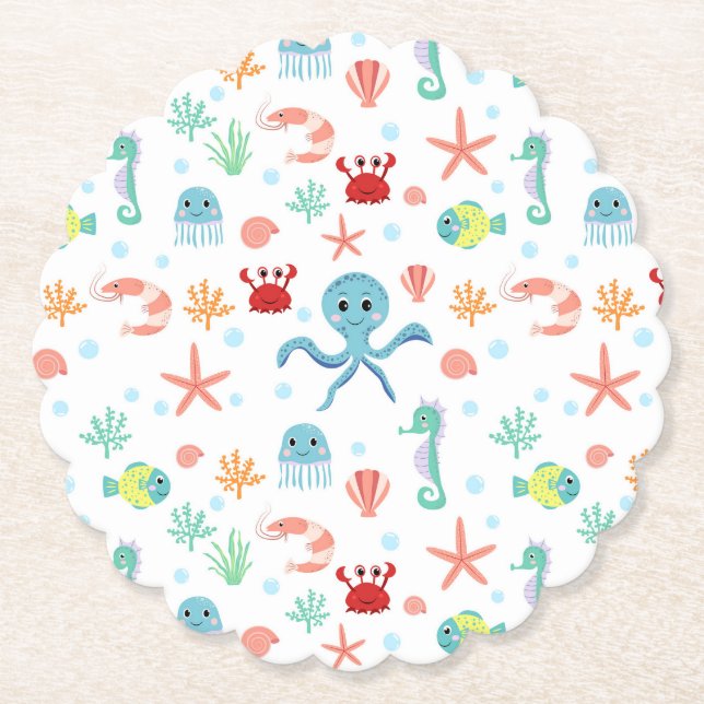 Mönster Underlägg Papper (Framsida)