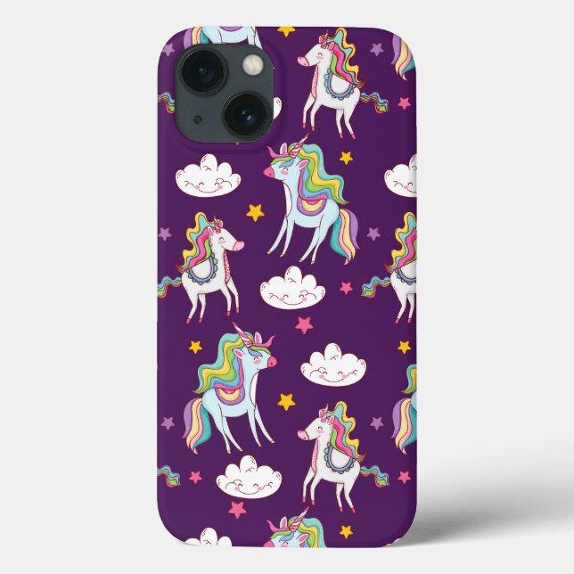 Mönster Unicorn Funny Magic Horse (Baksida)