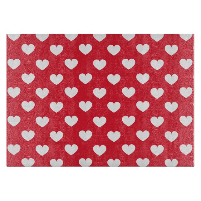 Mönster Valentine-bakgrund med hjärter Kärlek (Framsidan)