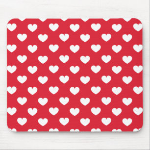Mönster Valentine-bakgrund med hjärter Kärlek Musmatta