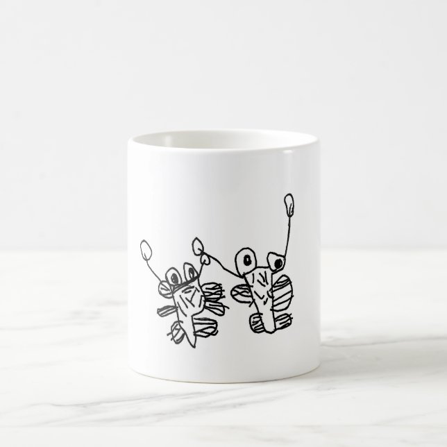 Monster-vänner Kaffemugg (Center)