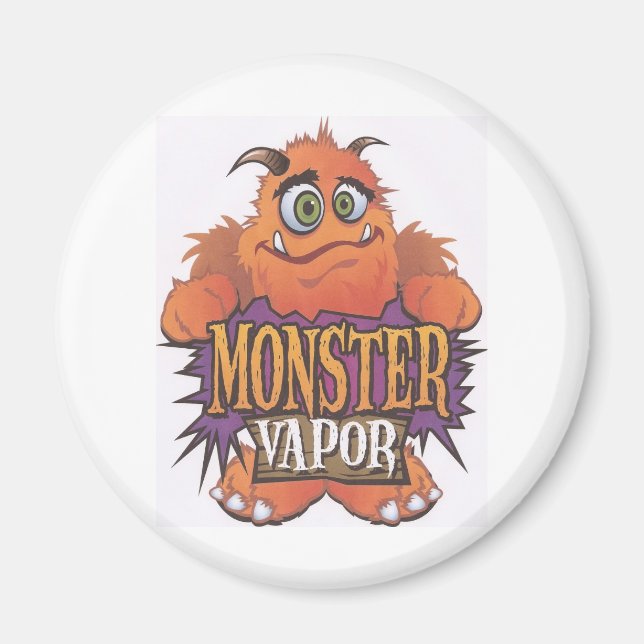 MONSTER VAPOR-kylskåp Magnet (Framsidan)