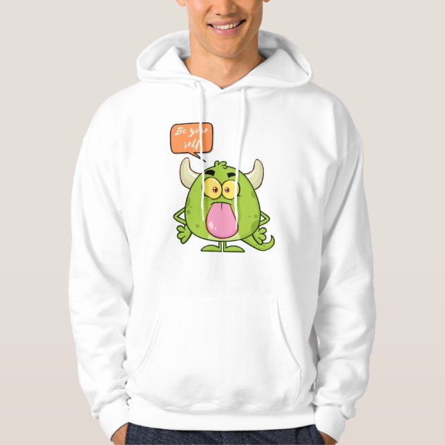 Monster, var dig själv hoodie (Framsida)