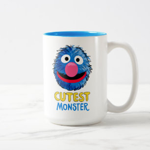 Monster vid slutet av denna berättelse Grover Två-Tonad Mugg