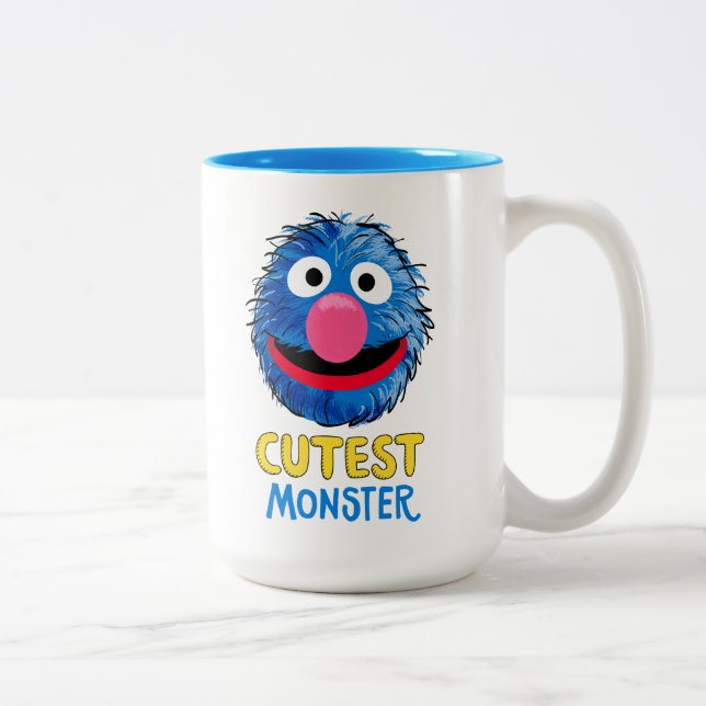 Monster vid slutet av denna berättelse | Grover Två-Tonad Mugg (Höger)