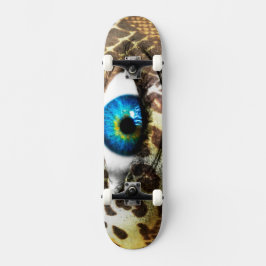 Monster Vision: 7 3/4 Skateboard med Öga-utskrift
