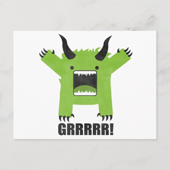 monster vykort (Framsida)