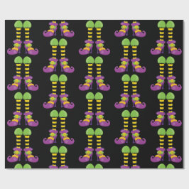 Mönster Witch Feet finare Wrapping Papper Presentpapper