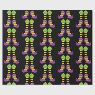 Mönster Witch Feet finare Wrapping Papper Presentpapper
