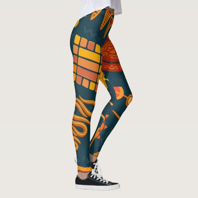 Mönster | Zazzle_Growshop Leggings (Höger)