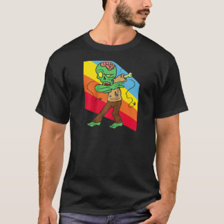 Monster Zombie Dabbing Dab Dancing Costum Hallowee T Shirt