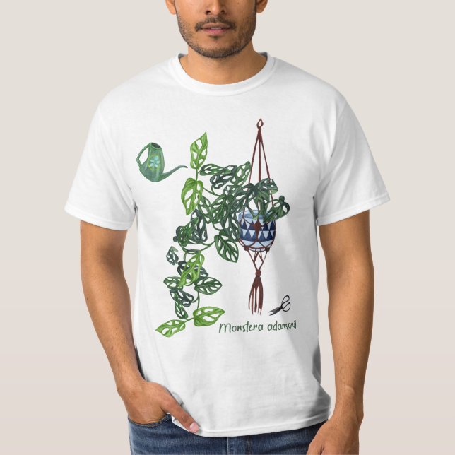 Monstera adansonii, Monstera-växten T Shirt (Framsida)