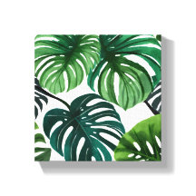 Monstera blad | Enkel Modern Akvarell