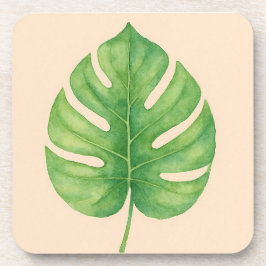 Monstera blad guld design. underlägg